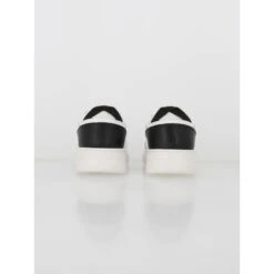 Baskets En Cuir High Life Blanc Noir Homme - Teddy Smith -spartoo shop baskets en cuir high life blanc noir homme teddy smith 2