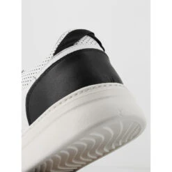 Baskets En Cuir High Life Blanc Noir Homme - Teddy Smith -spartoo shop baskets en cuir high life blanc noir homme teddy smith 5