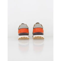 Baskets Multicolore Kaki Beige Orange Homme - Teddy Smith -spartoo shop baskets multicolore kaki beige orange homme teddy smith 2