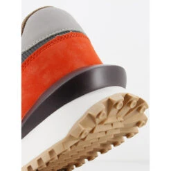 Baskets Multicolore Kaki Beige Orange Homme - Teddy Smith -spartoo shop baskets multicolore kaki beige orange homme teddy smith 5