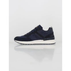 Baskets Retrorunning Uni Bleu Marine Homme - Teddy Smith