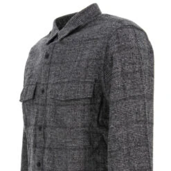 Chemise à Carreaux Adam Gris Homme - Teddy Smith -spartoo shop chemise a carreaux adam gris homme teddy smith 3