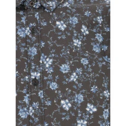 Chemise à Fleurs Axel Bleu Homme - Teddy Smith -spartoo shop chemise a fleurs axel bleu homme teddy smith 3