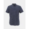 Chemise Imprimés Cut Bleu Marine Homme - Teddy Smith -spartoo shop chemise imprimes cut bleu marine homme teddy smith