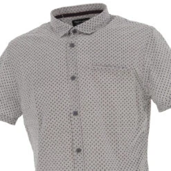 Chemise Manches Courtes Cut Bleu Marine Homme - Teddy Smith -spartoo shop chemise manches courtes cut bleu marine homme teddy smith 2