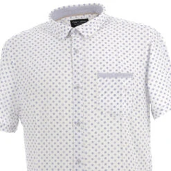 Chemise Manches Courtes Eldin Blanc Homme - Teddy Smith -spartoo shop chemise manches courtes eldin blanc homme teddy smith 2