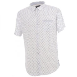 Chemise Manches Courtes Eldin Blanc Homme - Teddy Smith