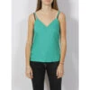 Débardeur Col V Bord Ajouré Bella Vert Femme - Teddy Smith -spartoo shop debardeur col v bord ajoure bella vert femme teddy smith