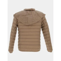 Doudoune à Capuche Blight Beige Homme - Teddy Smith -spartoo shop doudoune a capuche blight beige homme teddy smith 3