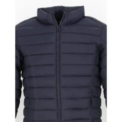 Doudoune à Capuche Blight Bleu Marine Homme - Teddy Smith -spartoo shop doudoune a capuche blight bleu marine homme teddy smith 3