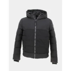 Doudoune à Capuche Farel Noir Garçon - Teddy Smith