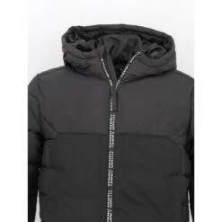 Doudoune à Capuche Farel Noir Garçon - Teddy Smith -spartoo shop doudoune a capuche farel noir garcon teddy smith 3