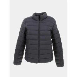 Doudoune B-nova Logo Badge Noir Femme - Teddy Smith