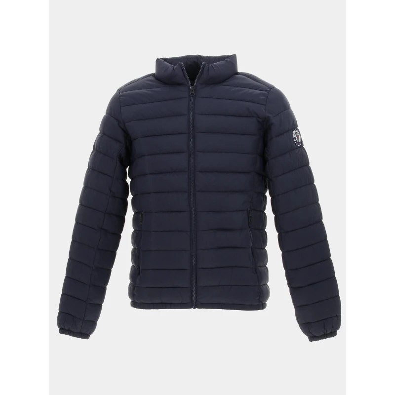 Doudoune Blight Logo Badge Uni Bleu Marine Homme - Teddy Smith 3 Doudoune Blight Logo Badge Uni Bleu Marine Homme - Teddy Smith