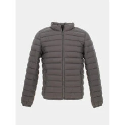 Doudoune Fine Blight Gris Anthracite Homme - Teddy Smith