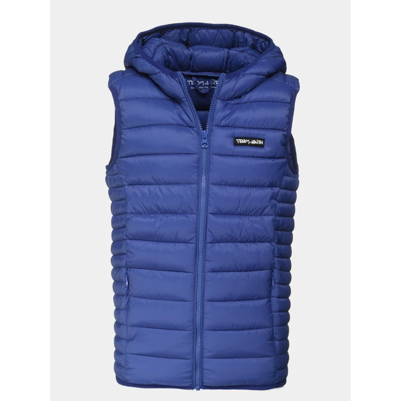 Doudoune Sans Manche B-terry Bleu Garçon - Teddy Smith 3 Doudoune Sans Manche B-terry Bleu Garçon - Teddy Smith
