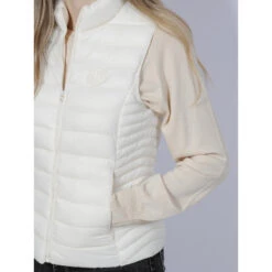 Doudoune Sans Manche Terry Blanc Femme - Teddy Smith -spartoo shop doudoune sans manche terry blanc femme teddy smith 3