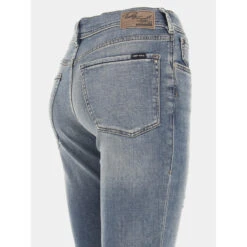 Jean Skinny Kurt Destroy Bleu Fille - Teddy Smith -spartoo shop jean skinny kurt destroy bleu fille teddy smith 3