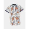 Polo à Fleurs Angy Blanc Garçon - Teddy Smith