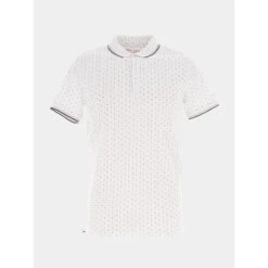 Polo Imprimés Pasy 2 Blanc Homme - Teddy Smith