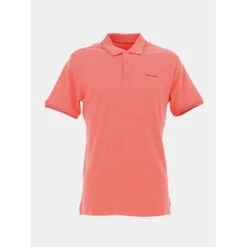 Polo Joey Corail Orange Homme - Teddy Smith