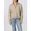 Pull Col Camionneur Jasmine Beige Femme - Teddy Smith -spartoo shop pull col camionneur jasmine beige femme teddy smith