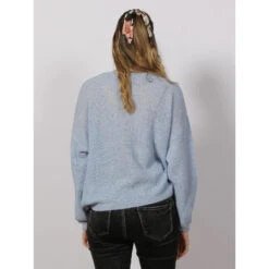 Pull Laine Mag Bleu Femme - Teddy Smith -spartoo shop pull laine mag bleu femme teddy smith 1
