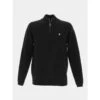 Pull Marty Col Zippé Noir Homme - Teddy Smith