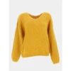 Pull Molly Jaune Moutarde Femme - Teddy Smith -spartoo shop pull molly jaune moutarde femme teddy smith