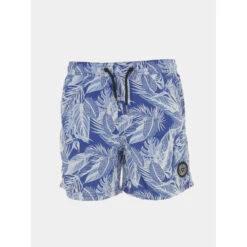 Short De Bain à Fleurs Nova Bleu Garçon - Teddy Smith