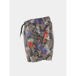 Short De Bain à Fleurs Nova Noir Garçon - Teddy Smith -spartoo shop short de bain a fleurs nova noir garcon teddy smith 2