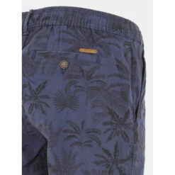 Short Imprimé Palmier Sling Bleu Marine Garçon - Teddy Smith -spartoo shop short imprime palmier sling bleu marine garcon teddy smith 3