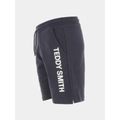 Short Jogging Mickael Bleu Marine Garçon - Teddy Smith -spartoo shop short jogging mickael bleu marine garcon teddy smith 2