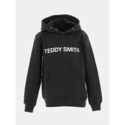 Sweat à Capuche David Noir Enfant - Teddy Smith