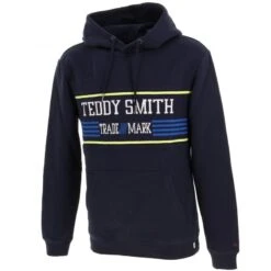 Sweat à Capuche Maxime Bleu Marine Homme - Teddy Smith