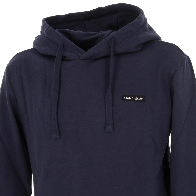 Sweat à Capuche Nark Logo Badge Marine Homme - Teddy Smith 5 Sweat à Capuche Nark Logo Badge Marine Homme - Teddy Smith – Image 3