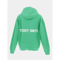 Sweat à Capuche Required Vert Femme - Teddy Smith -spartoo shop sweat a capuche required vert femme teddy smith 1