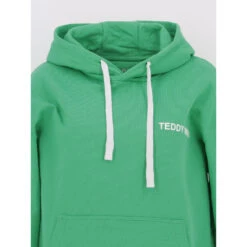 Sweat à Capuche Required Vert Femme - Teddy Smith -spartoo shop sweat a capuche required vert femme teddy smith 2