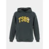 Sweat à Capuche S-live Ts89 Vert Foncé Enfant - Teddy Smith -spartoo shop sweat a capuche s live ts89 vert fonce enfant teddy smith