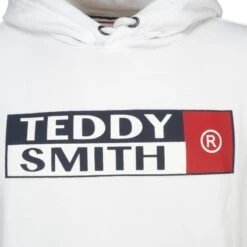 Sweat à Capuche Setik Blanc Homme - Teddy Smith -spartoo shop sweat a capuche setik blanc homme teddy smith 3