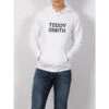 Sweat à Capuche Siclass Blanc Garçon - Teddy Smith