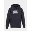 Sweat à Capuche Siclass Bleu Marine Homme - Teddy Smith -spartoo shop sweat a capuche siclass bleu marine homme teddy smith
