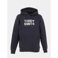 Sweat à Capuche Siclass Bleu Marine Homme - Teddy Smith