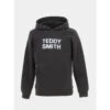 Sweat à Capuche Siclass Noir Garçon - Teddy Smith -spartoo shop sweat a capuche siclass noir garcon teddy smith