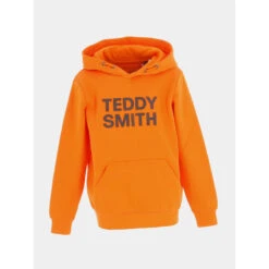 Sweat à Capuche Siclass Orange Garçon - Teddy Smith