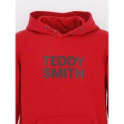 Sweat à Capuche Siclass Rouge Garçon - Teddy Smith -spartoo shop sweat a capuche siclass rouge garcon teddy smith 2