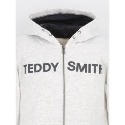 Sweat à Capuche Zippé Giclass Gris Chiné Garçon - Teddy Smith 8 Sweat à Capuche Zippé Giclass Gris Chiné Garçon - Teddy Smith -spartoo shop sweat a capuche zippe giclass gris chine garcon teddy smith 2