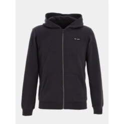 Sweat Zippé à Capuche Narky Bleu Marine Enfant - Teddy Smith