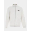 Sweat Zippé Narkus Chiné Blanc Ivoire Homme - Teddy Smith