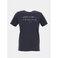 T-shirt Altino Bleu Marine Homme - Teddy Smith